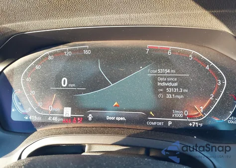 2022 BMW 330I xDrive z USA, uszkodzony, nr VIN 3MW5R7J00N8C32997